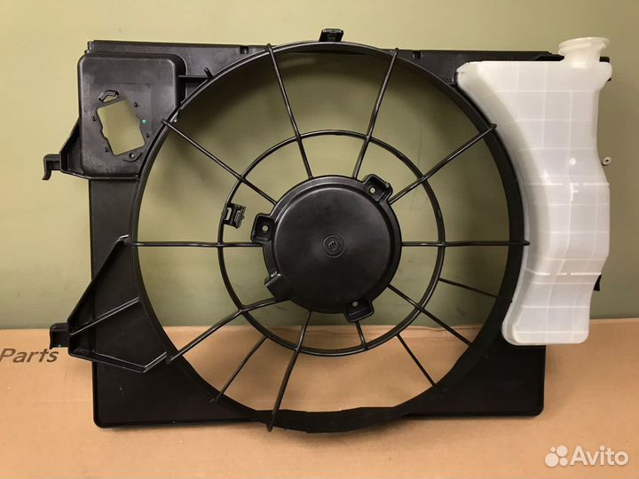 Диффузор радиатора солярис 2 киа рио 4