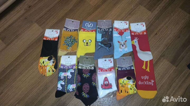 Креативные носки в ассортименте