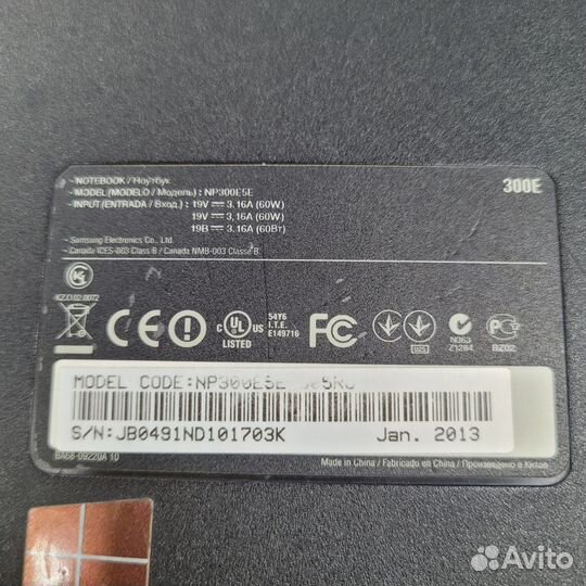 Ноутбук samsung NP300E5E (18090)