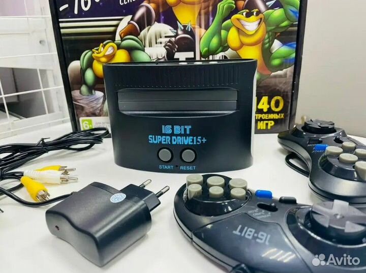 Приставка Sega 16 bit super drive 140 игр