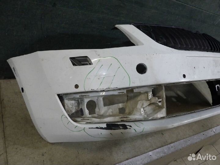 1245961 skoda octavia облицовка бампера переднего 2016