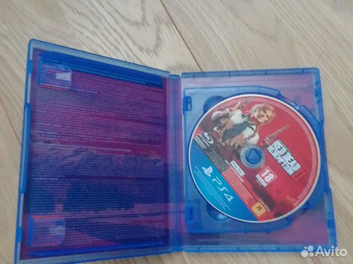 Диск ps4 red dead redemption 2