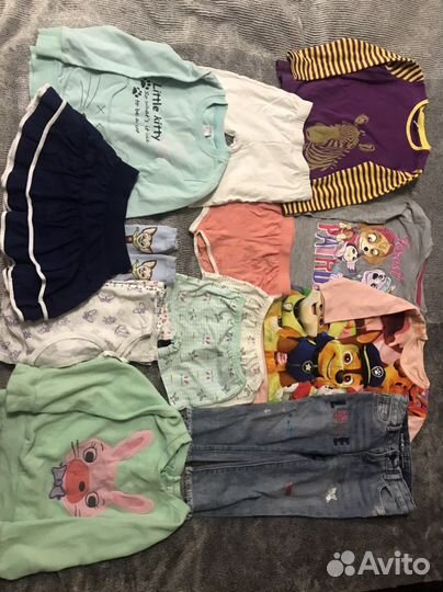 Вещи пакетом на девочку 98 разм