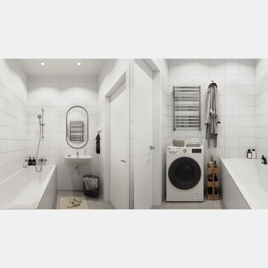 2-к. квартира, 59,6 м², 1/9 эт.