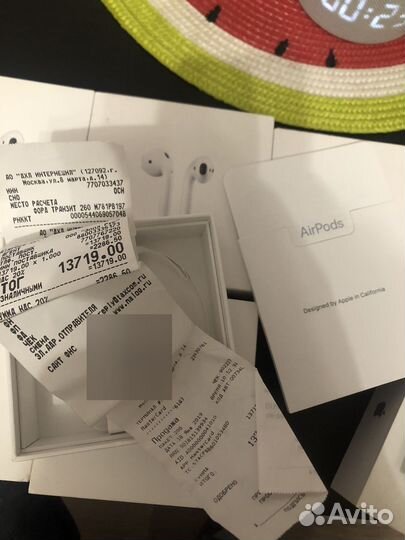 Коробки для AirPods 1/2 оригинал