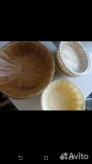 Корзина хлебница круглая