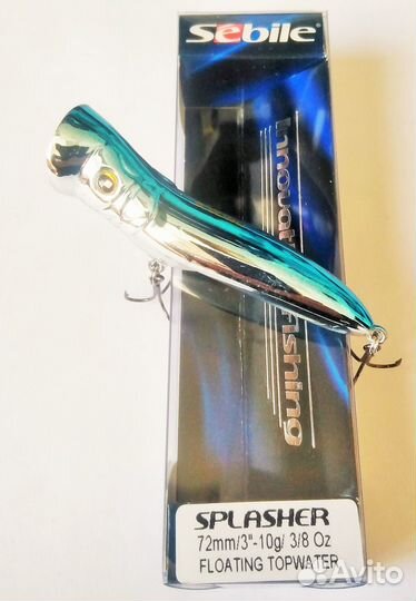 Воблер поппер sebile splasher 72