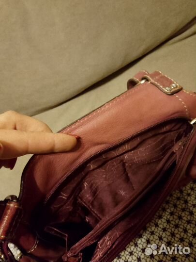 Сумка женская fossil из натуральной кожи