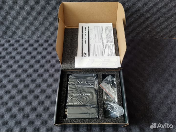 Новый усилитель моноблок Apocalypse AAB500.1D Atom