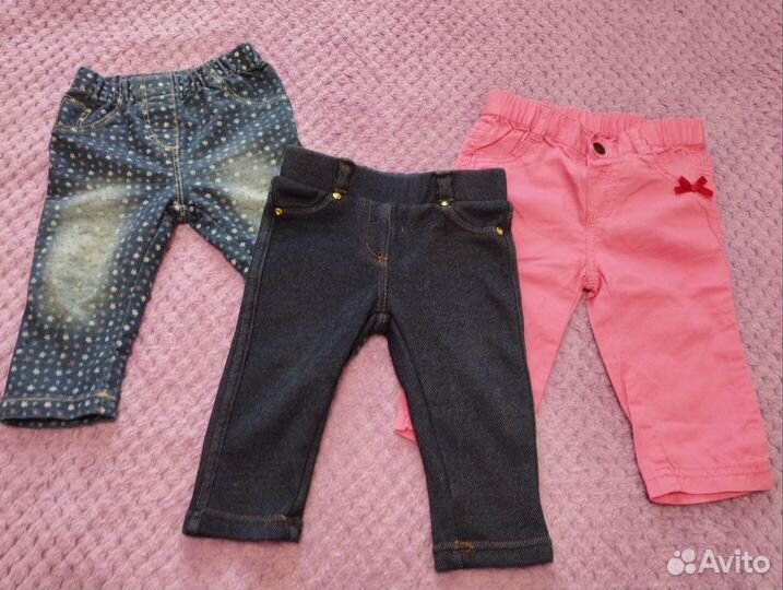 Детские вещи пакетом на девочку 68 74