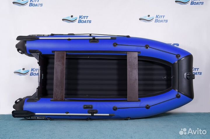 Лодка пвх 370 нднд KittBoats ширина кокпита 80 см