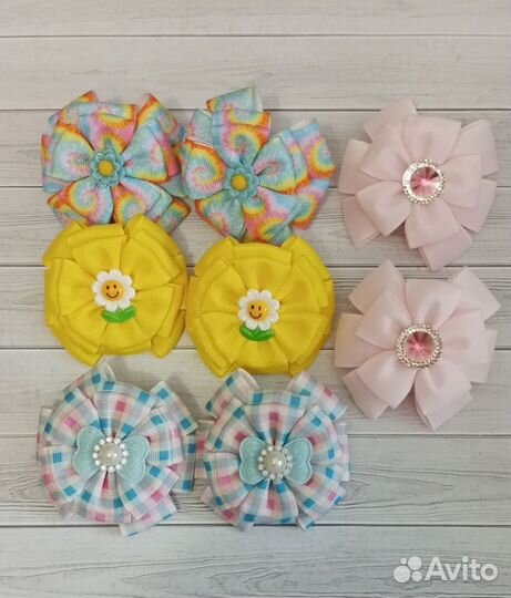 Бантики для девочек ручной работы