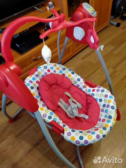 Детские электронные качели для новорожденных