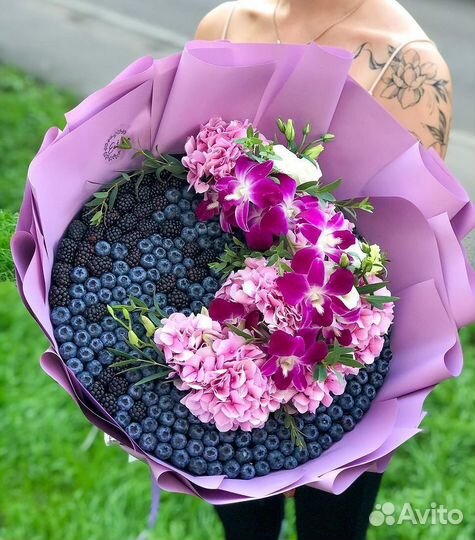 Фруктовый букет / съедобный букет / цветы