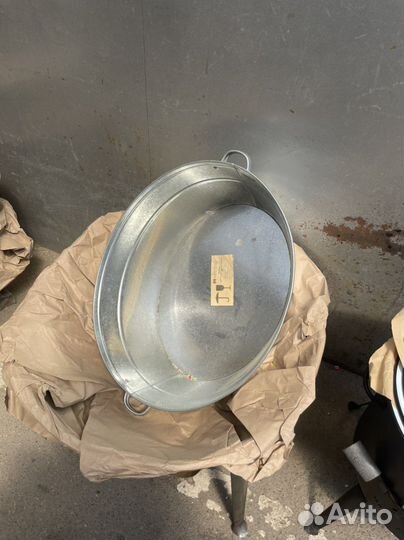 Таз/ванна оцинкованная 45л