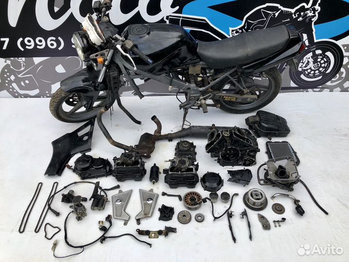 На разборе Honda VT 250 F 1989г