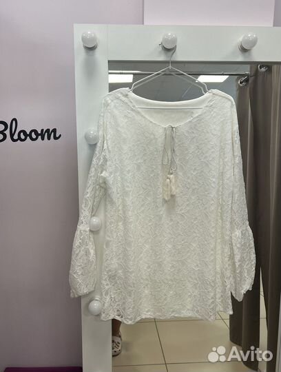 Блузка белая