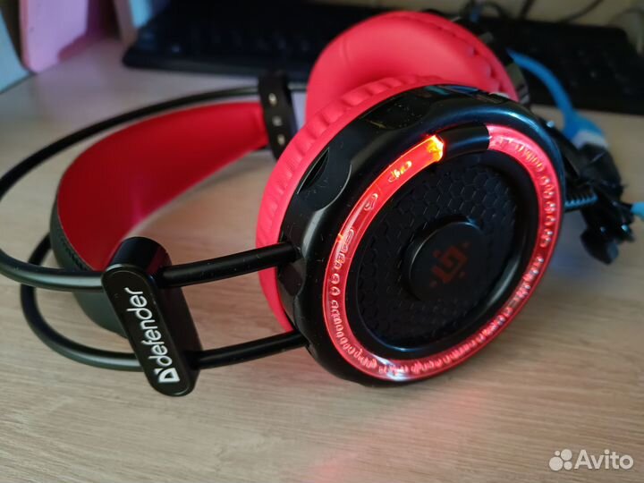 Новые Игровые наушники Defender с подсветкой