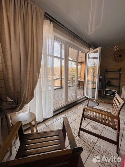 Баня на дровах у озера