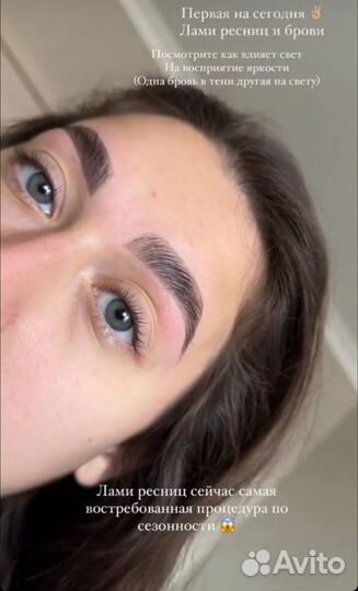 Брови/ресницы/ламинирование ресниц / обучение
