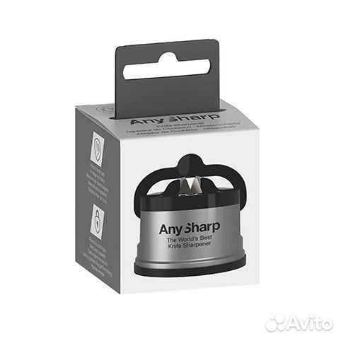 Точилка для ножей AnySharp пластик серебристый