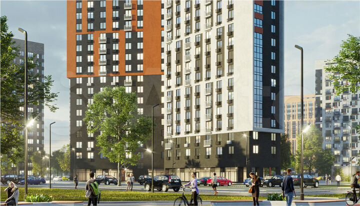 2-к. квартира, 60,2 м², 5/25 эт.