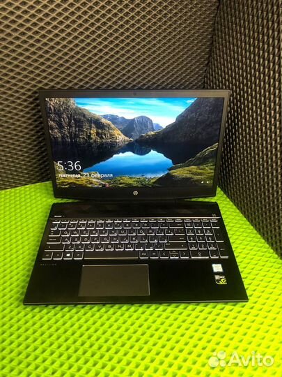 Игровой ноутбук HP i5-8Th/8Gb/256SSD/1050ti