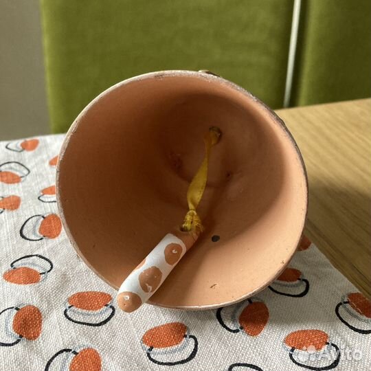 Н8 Колокольчик керамический кот