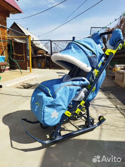 Коляска санки