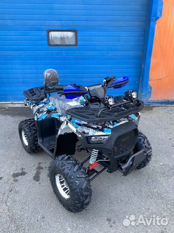 Квадроцикл hunter 150, синий цвет