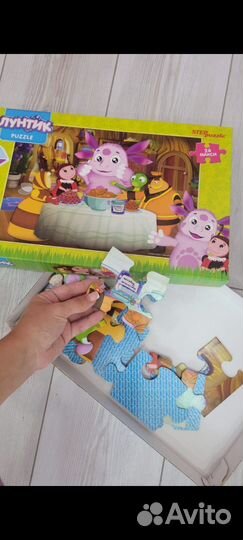 Пазлы,книги и головоломки пакетом