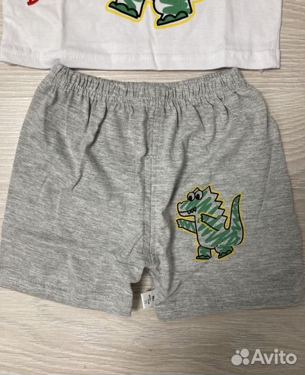 Летний детский костюм шорты и футболка Новый