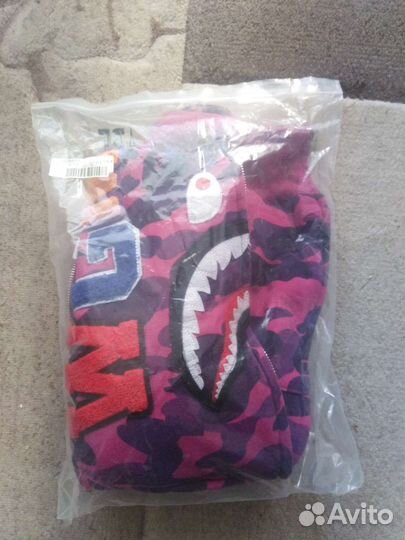 Зип худи Bape shark