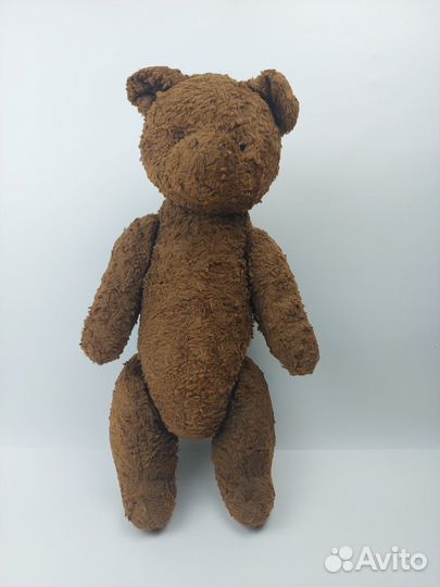 Плюшевый мишка старинный, 20е годы, СССР