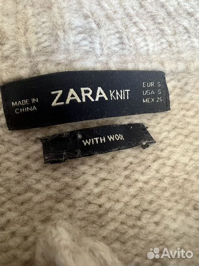 Джемпер с натуральной шерстью Zara