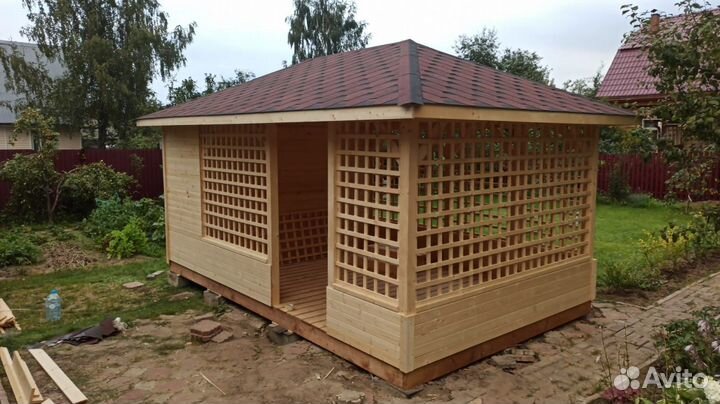 Навесы, беседки, бани, хоз. блоки и т.п