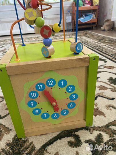 Развивающий куб из дерева