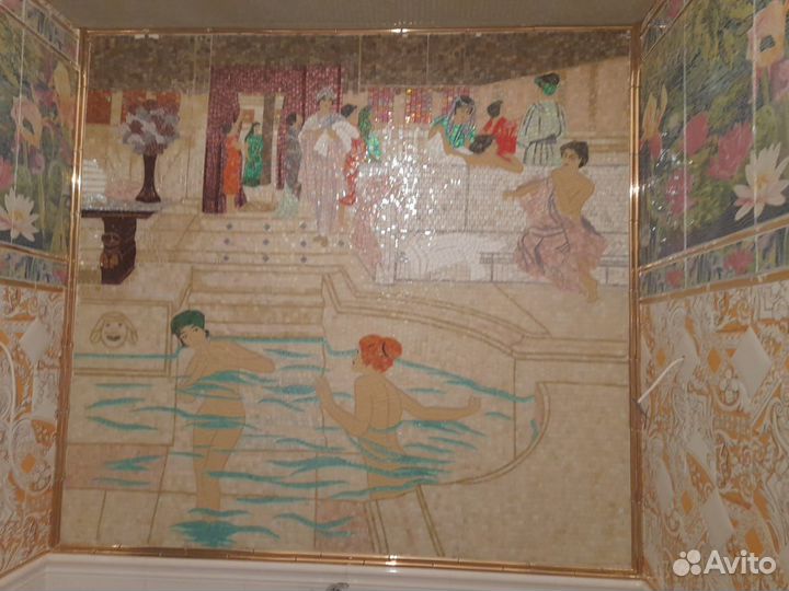 Изготовим панно из стеклянной мозаики, смальты