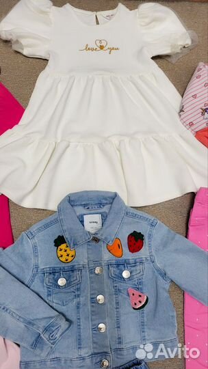 Вещи пакетом на девочку 98 104