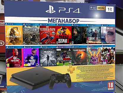 Ps4 Ps3 Прошитые HEN Xbox 360 One 3000 игр Новые