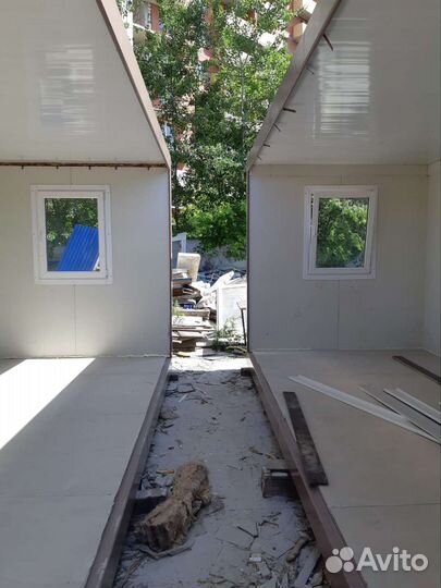 Модульное здание из двух блок-контейнеров бу