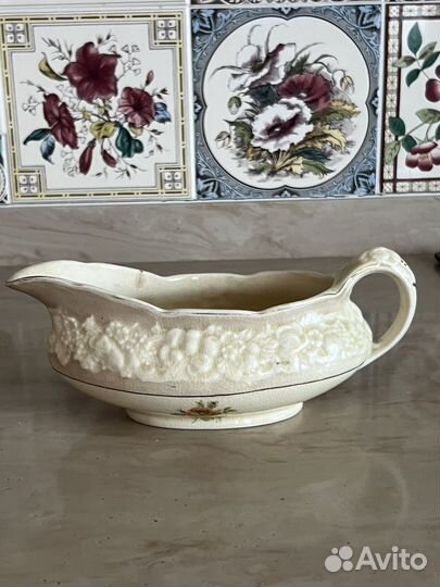 Антикварный соусник Crown Ducal