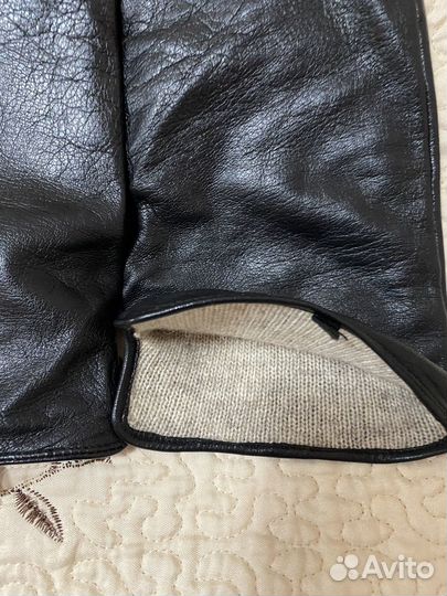 Перчатки кожаные