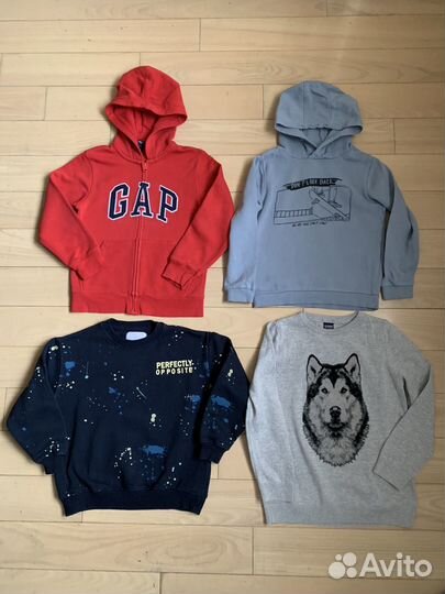 Кофты, лонгсливы. 7-8 Gap, Zara, H&M