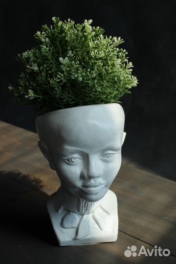 Кашпо из гипса