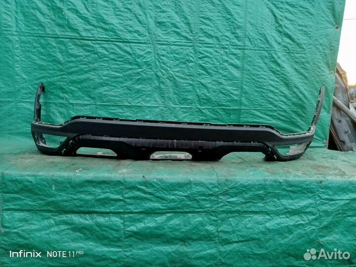 Юбка заднего бампера Kia Rio X-Line 2017+