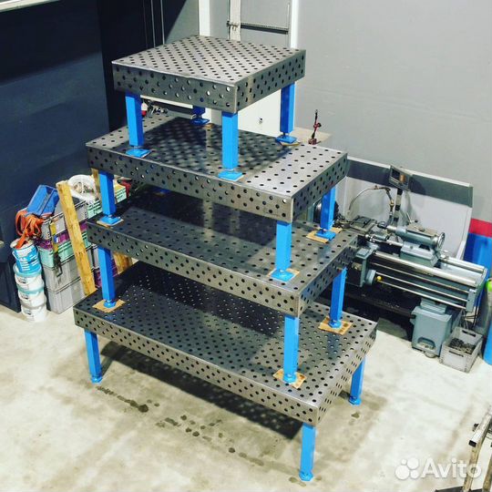 Сварочный 3D стол 1500х1000х100 толщиной 5 мм