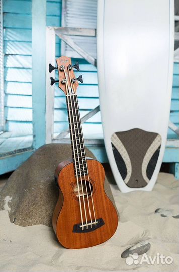 Flight Dubs MAH - бас-укулеле, махагони. С чехлом