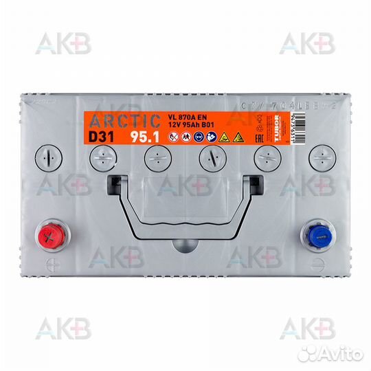 Аккумулятор автомобильный Titan Arctic Asia 95 Ач