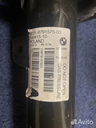 Передние амортизаторы BMW 1-er F20 N13B16